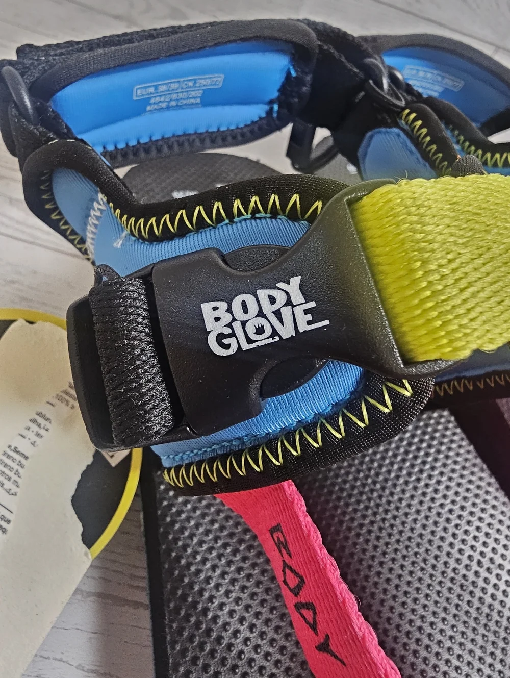 ZARA x Body Glove Colorful Sport Sandals EU 36–39 US 6–8.5 Adjustable Beach Thon - Picture 8 of 8